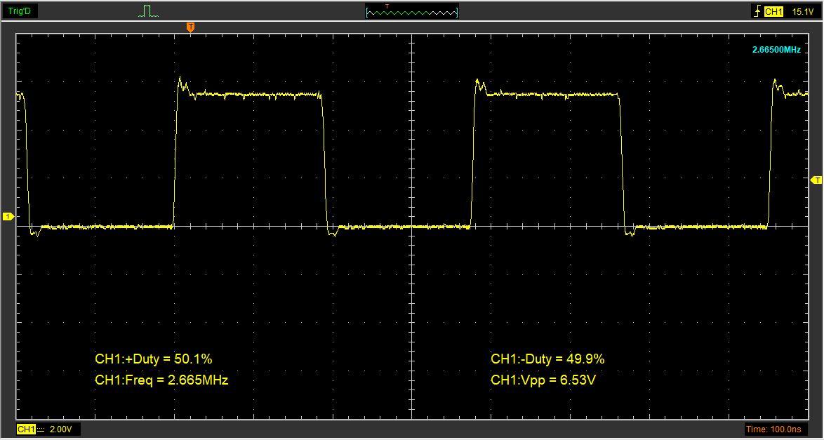 Arduino nano から2MHz矩形波を出力させる実験 : DIY的実験室