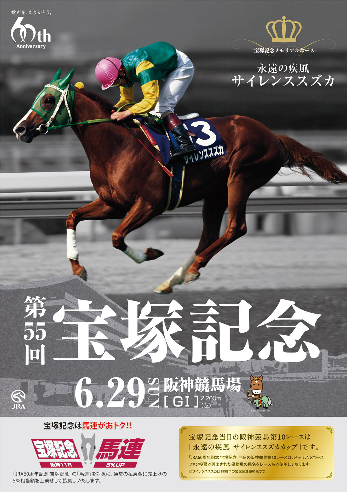 宝塚記念4 各ポスター : 競馬サイン・勝利の法則