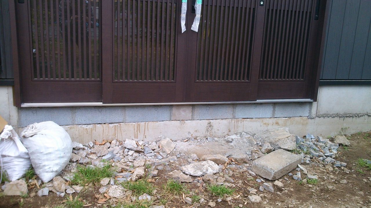 玄関ポーチを外構で作成 柏市 我孫子市の外構 造園屋 あずさランドスケープの現場日誌