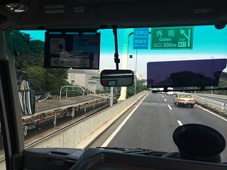 14年7月22日京王バス東 調布 東京ディズニーリゾート 線 調布駅北口 東京ディズニーランド バスの中の人の乗りもの記録