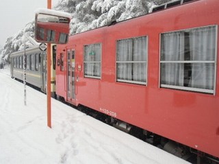 2014年1月10日JR西日本 木次線1445D～9445D～1447D(宍道～備後