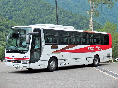 2022年7月10日京王バス 中央高速バス5572便（扇沢～バスタ新宿