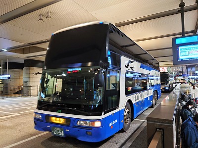 2022年12月29日ジェイアールバス関東 プレミアムドリーム86号（大阪駅