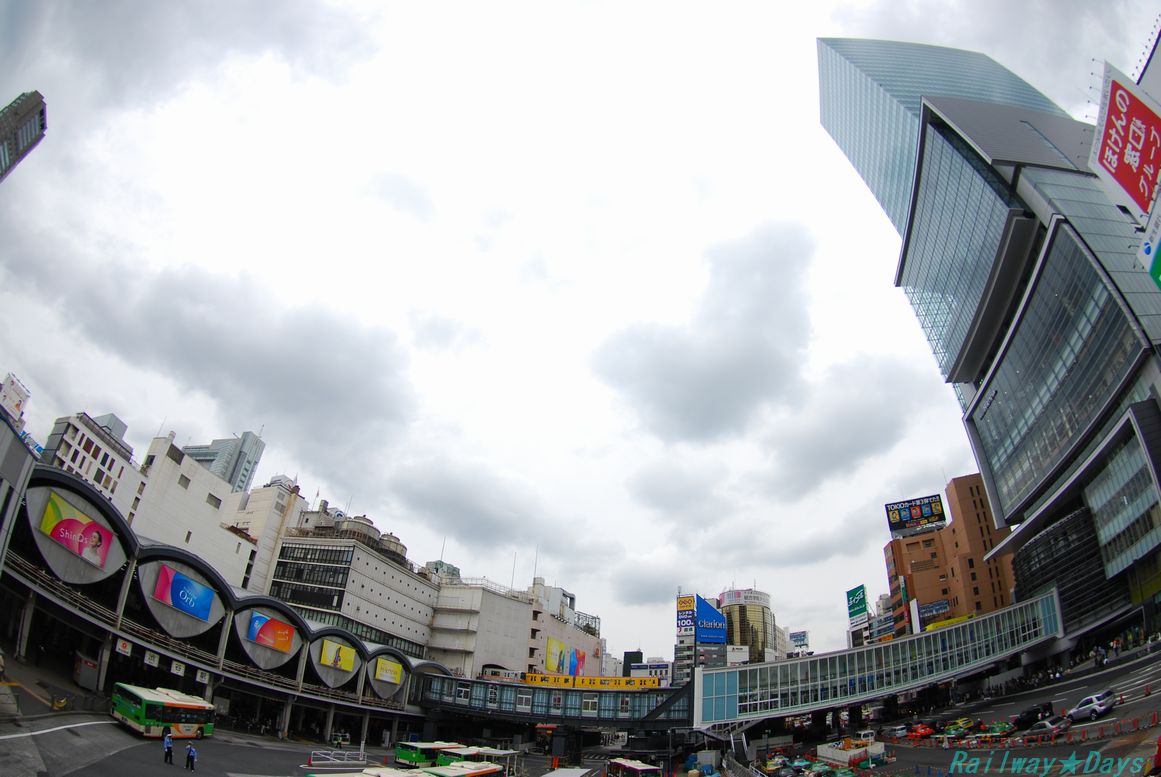 4 30撮影 魚眼でみるトウキョウ 渋谷編 Railway Days