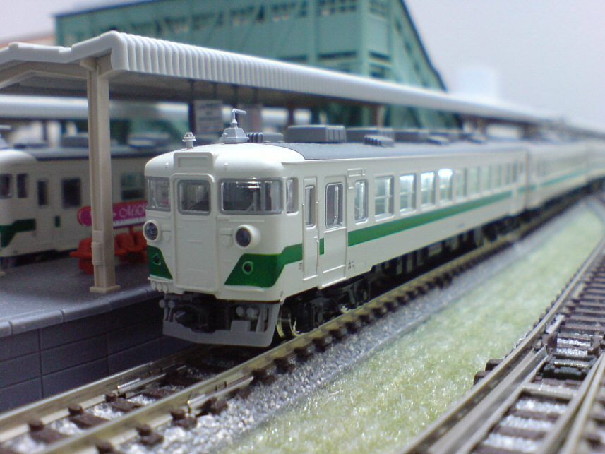 10-189LC455系『グリーンライナー』室内灯付3両セット KATO製 455