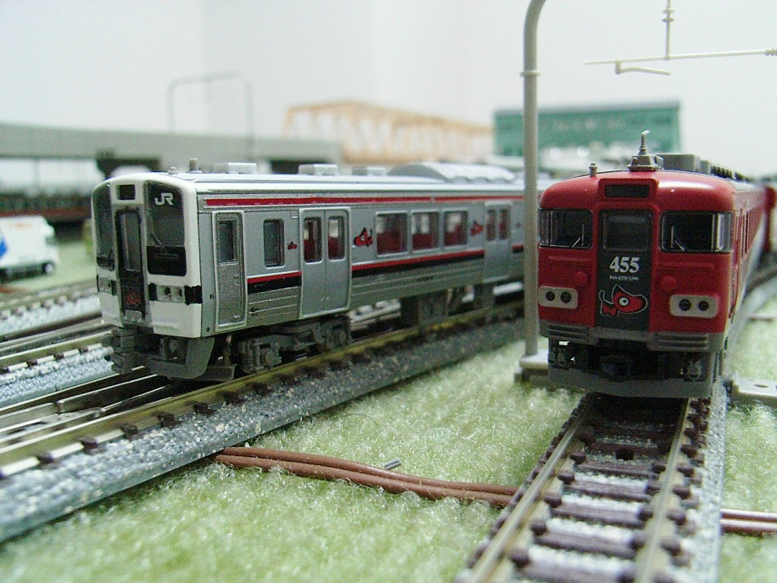 TOMIX 455系電車 あかべぇ・磐越西線セット : 帰ってきてしまった 穂高