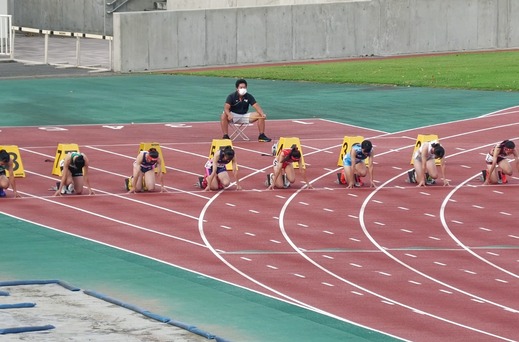 群馬県高校新人陸上 女子100m決勝 キャプ画像