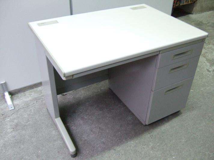 5869 内田洋行 片袖デスク 片袖机 事務机 ジャストN 幅1000mm 中古 
