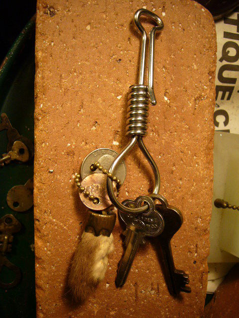 【初期型/プレート付き】JEFF DECKER ハングヌーズ キーチェーンフック JEFF DECKER ジェフデッカー HANG NOOSE KEY CHAIN ハング