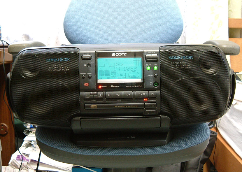 現状品 SONY ソニー ZS-66 ラジカセ SONAHOWK ソナホーク｜Yahoo