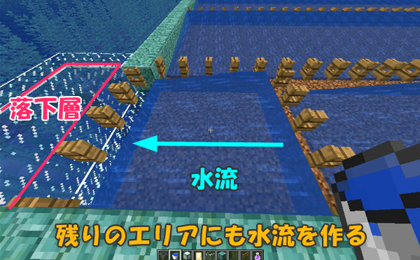 マイクラ Je1 13 初心者向け 水抜きしないガーディアントラップ 水流作成 ばばクラ ばばあのマインクラフト