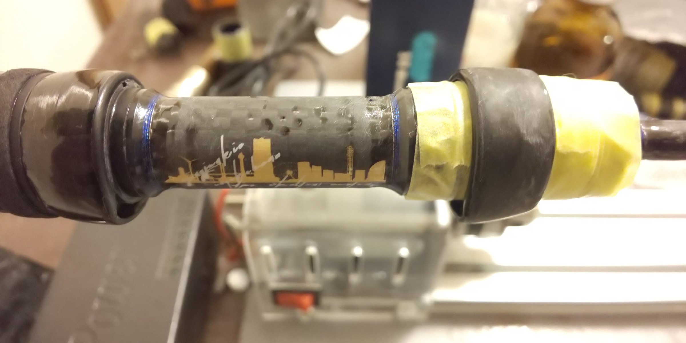 ビルドロッドのネームコーティングは エポキシコーティング剤次第で難易度が変わる 某携帯ショップ店員の頭の中