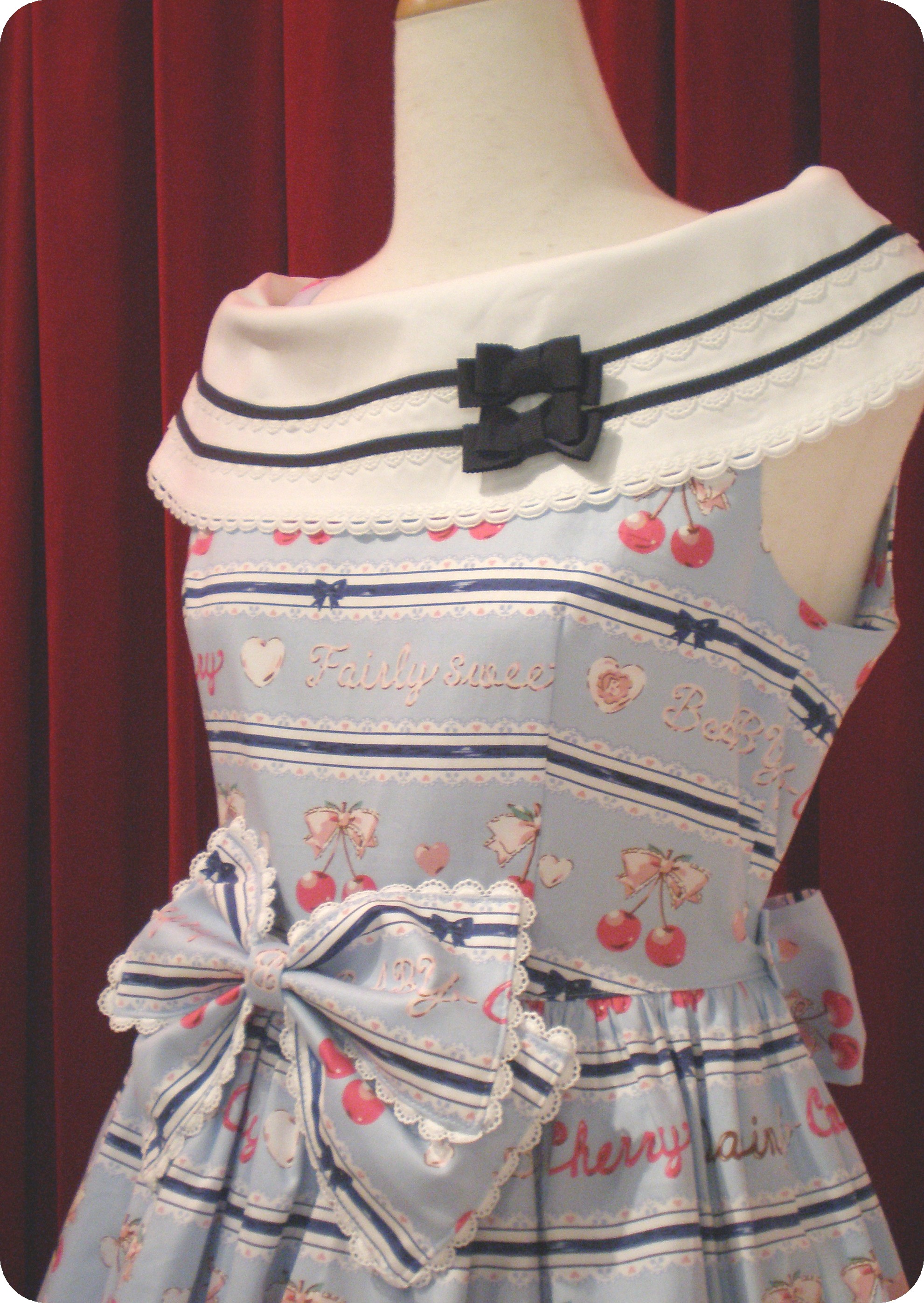 入荷☆チェリーリボン柄サンドレス(Mサイズ) : BABY金沢店Rose Mary 