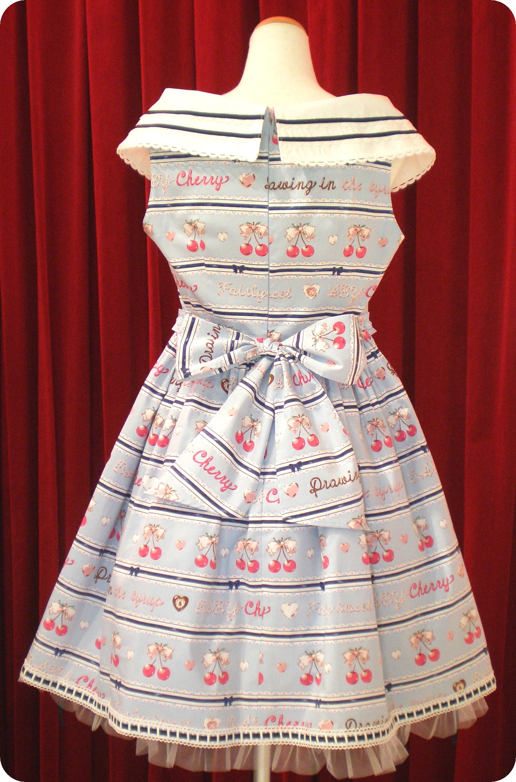 入荷☆チェリーリボン柄サンドレス(Mサイズ) : BABY金沢店Rose Mary 