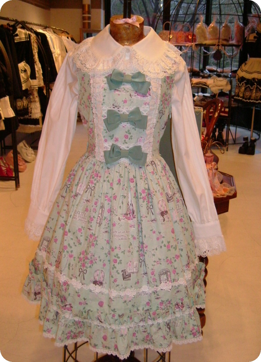注目のブランド 入荷☆眠りアリスJSK＆カチューシャ Mary BABY金沢店Rose : ワンピース