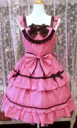 Decoration Strawberryジャンパースカートシロ