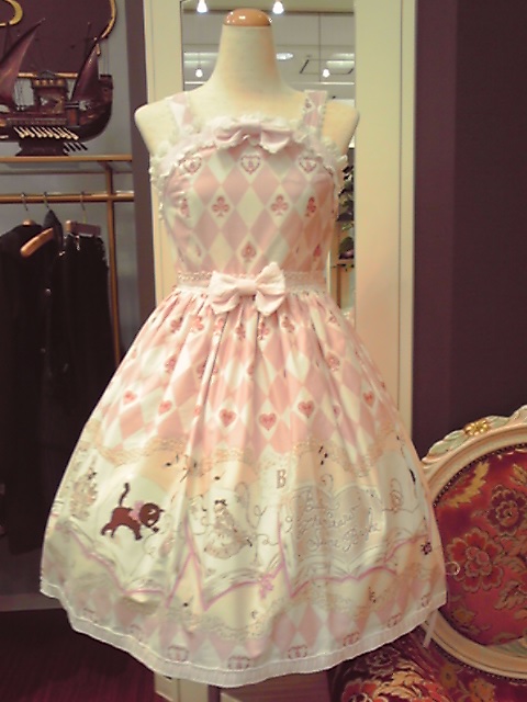 BABY 初期　アリス柄ジャンパースカート Alice in the Crystal Palace柄Ribbonジャンパースカート – BABY