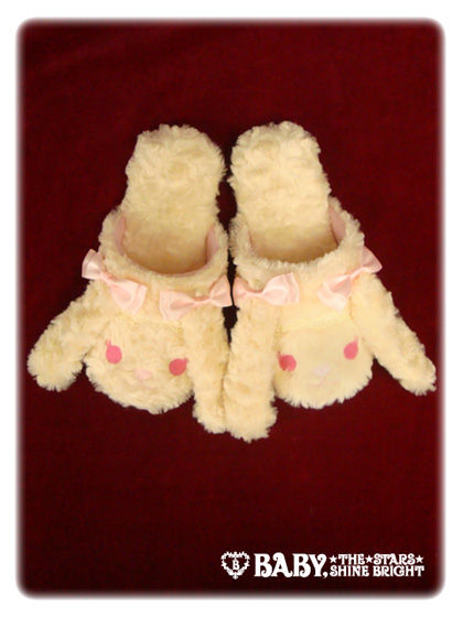 BABY THE STARS SHINE BRIGHT くまくみゃちゃんスリッパ BABY THE STARS SHINE BRIGHTうさくみゃちゃんスリッパ
