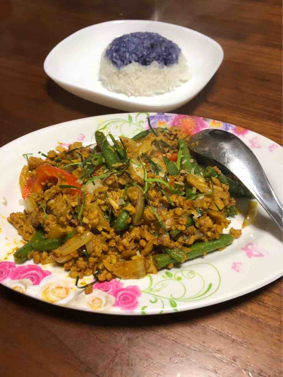 青いご飯 青紫のご飯レシピ バターフライピーライス アンチャンライス Delicious Food Life 青いご飯 青紫のご飯レシピ バターフライピーライス アンチャンライス Delicious Food Life