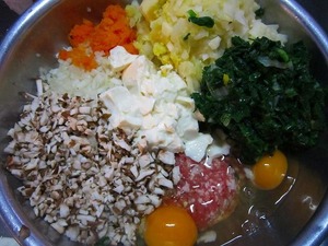 豆腐入り餃子　1