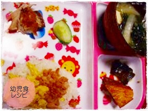 (568日目朝)そぼろご飯