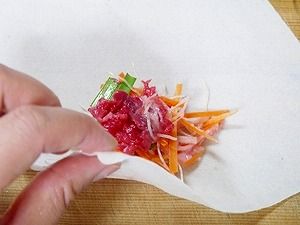 取り分けメニュー 春巻き (5)