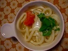 （399日目2）にんじんのうどん
