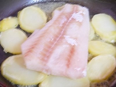 2014年6月16日夕食 たらの蒸し野菜バター風味 (4)