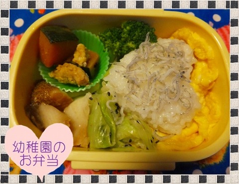 幼稚園のお弁当 女の子 カラスカレイ 離乳食インストラクター協会代表理事 保育士 中田馨の 和の離乳食レシピ Blog