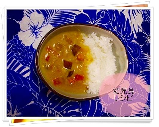 離乳食 幼児食レシピ498日目夕食 1歳9ヶ月 カレーライス 保育士 離乳食インストラクター中田馨の 和の離乳食レシピ Blog