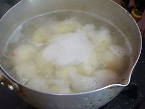 2014年おせち料理 小芋とレンコンの煮染め1