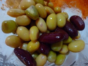 さつまいも入り煮豆３