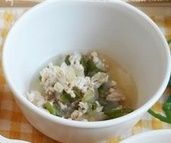 鶏ミンチとオクラの煮物