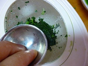 小松菜おひたしゴックン1