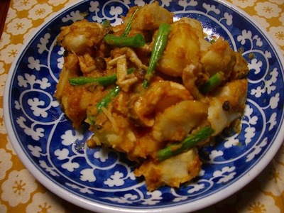いもの味噌炒め