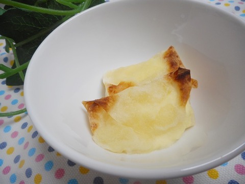 りんごとクリームチーズの春巻き