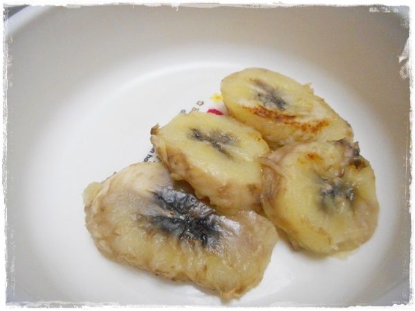 焼きバナナ こどものおやつ 離乳食インストラクター協会代表理事 保育士 中田馨の 和の離乳食レシピ Blog