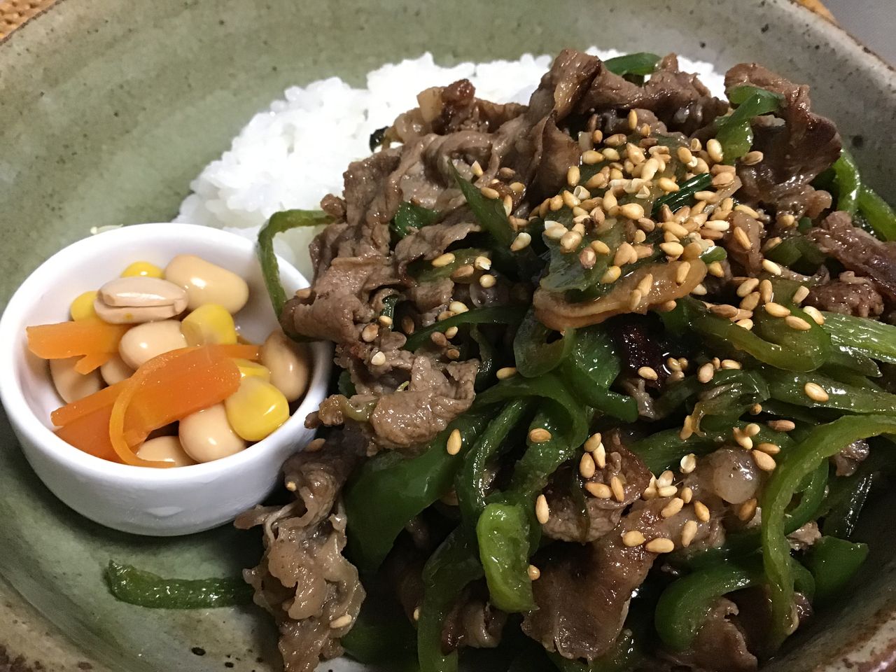 夏休みレシピ チンジャオロース丼 離乳食インストラクター協会代表理事 保育士 中田馨の 和の離乳食レシピ Blog