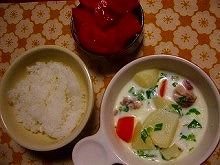 （398日目3）ほうれん草のホワイトシチュー