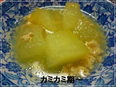 冬瓜と鶏ミンチの煮物　カミカミ期～