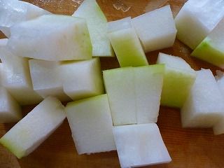 冬瓜と鶏ミンチの煮物2