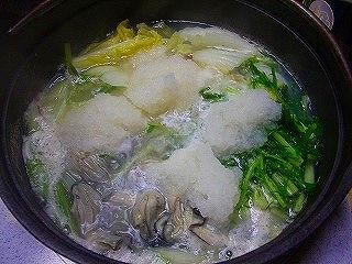 （308日目3）カキみぞれ鍋