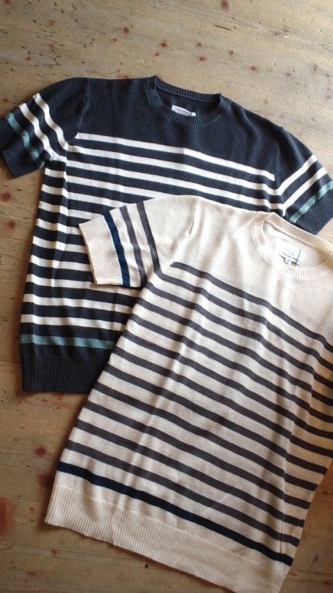 Universal Style Wearの半袖ボーダーニット メンズ レディース Babylon Zoo 大阪堺市にあるセレクトショップです