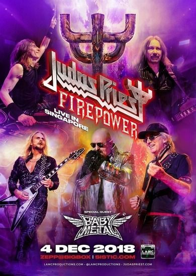 Judas Priest With Special Guests Babymetal Live in Singapore