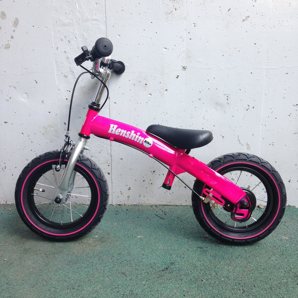 へんしんバイク　ピンク Henshin 子供用自転車 ピンク変身バイク