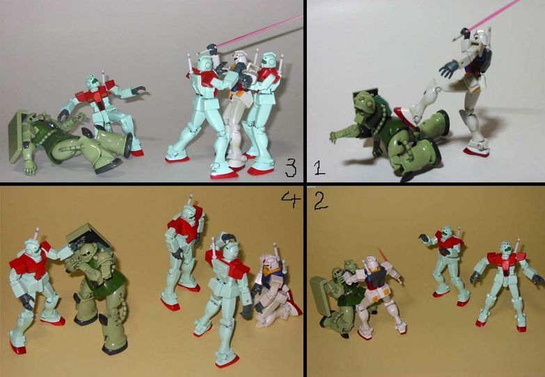 ガンプラ4コマまんが 見切り発車でgo