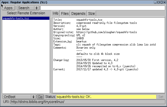 Tiny Core Linux 日本語入力 : Fedoraとヒドラ