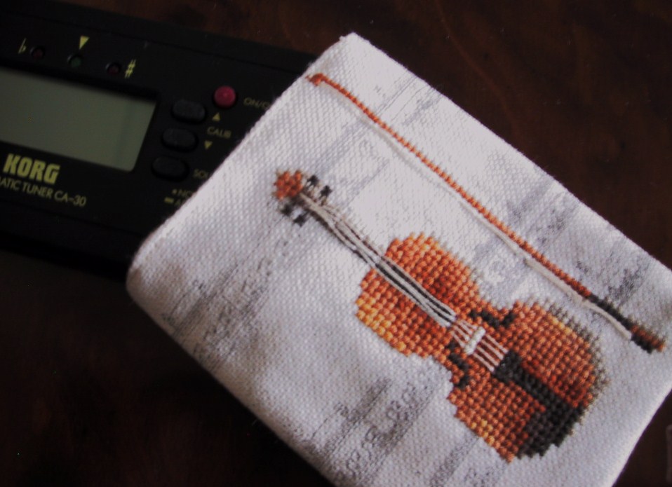 刺繍バイオリンケース(グレー) 刺繍バイオリンケース(グレー)