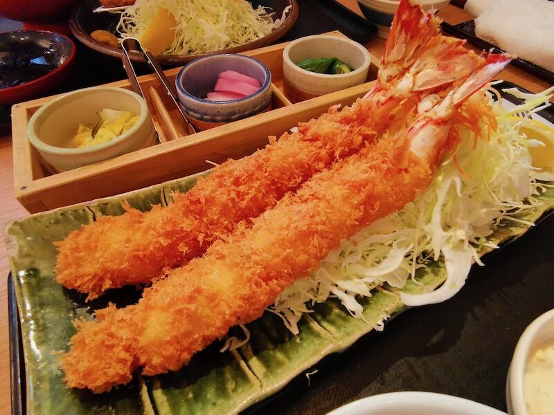 エビフライ とんQ 守谷ふれあい店 食時