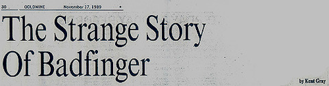 The Strange Story of Badfinger Kent Gray